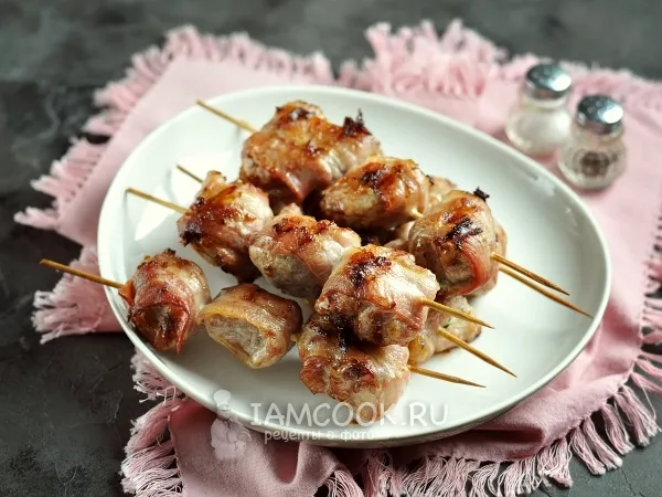 Фото блюда: Шашлык из свинины на сковороде