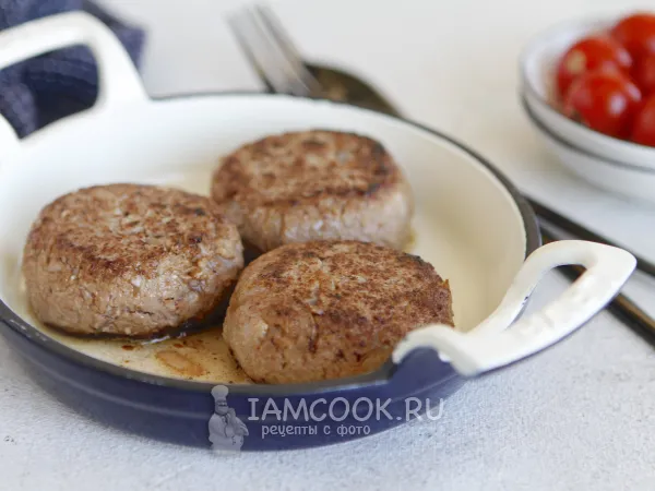 Фото блюда: Котлеты из цветной капусты с фаршем