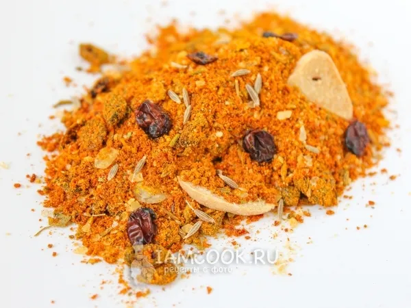 Фото готового блюда: Красочная приправа для плова
