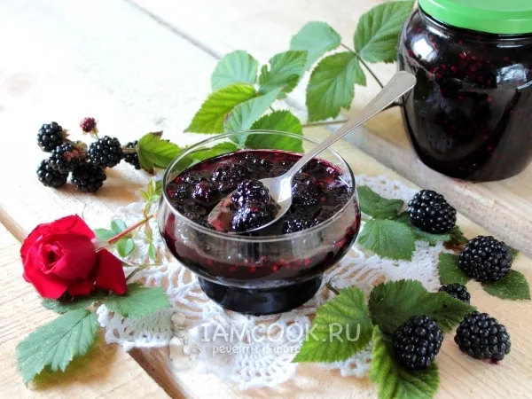 Фото готового блюда: Жареное варенье из ежевики