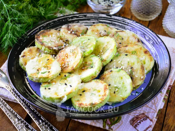 Фото блюда: Жареные кабачки в крахмале