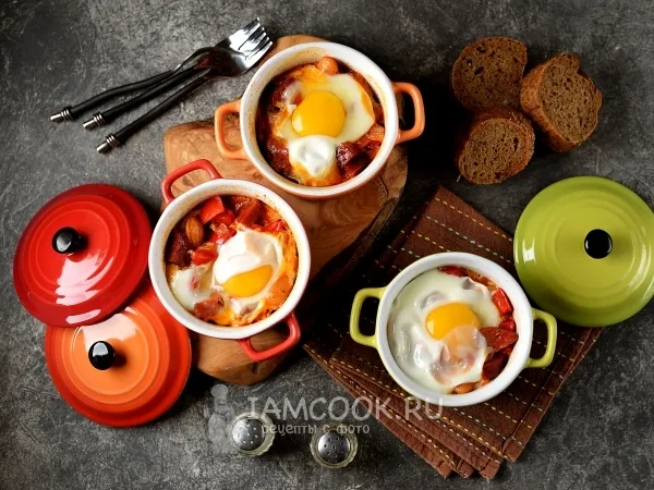 Фото готового блюда: Яйца по-испански