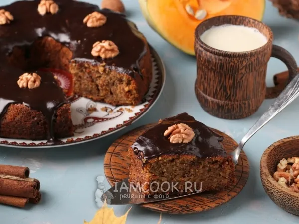 Фото готового блюда: Тыквенно-морковный кекс