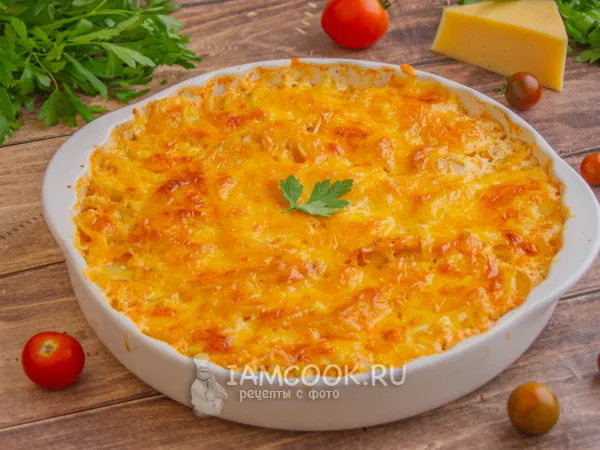 Фото блюда: Гратен из картофеля с фаршем
