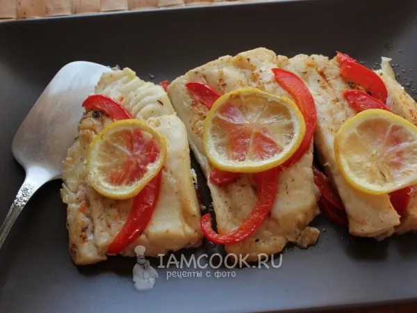 Фото блюда: Камбала в духовке (в рукаве для запекания)