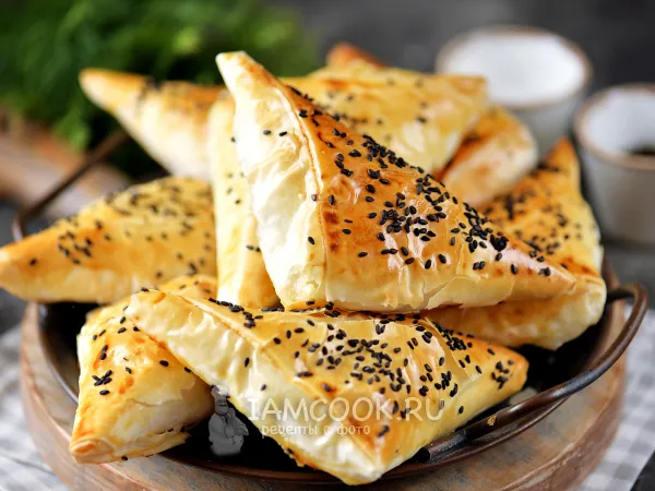 Фото готового блюда: Самса из теста фило