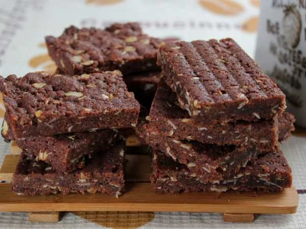 Фото готового блюда: Постное шоколадно-малиновое печенье