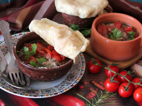 Фото готового блюда: Пиала манты