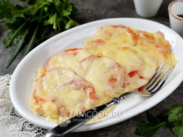 Фото готового блюда: ПП мясо по-французски из курицы в духовке