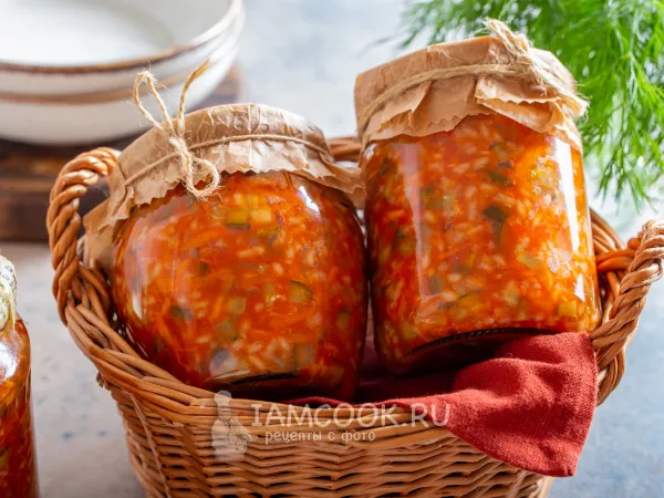 Фото блюда: Рассольник на зиму с рисом и свежими огурцами