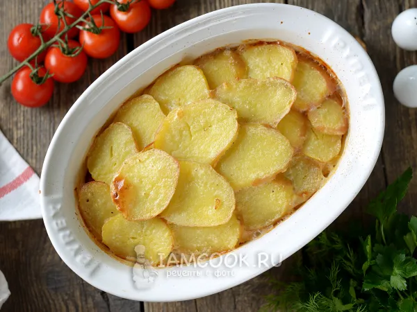 Фото готового блюда: Картофель по-венгерски