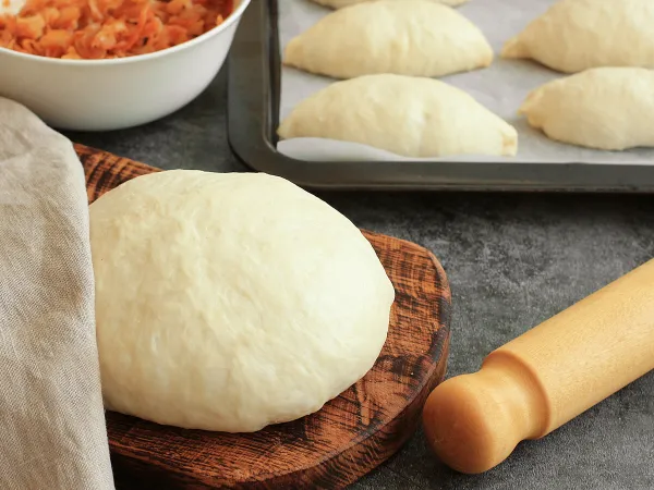 Фото блюда: Безопарное дрожжевое тесто (универсальное)