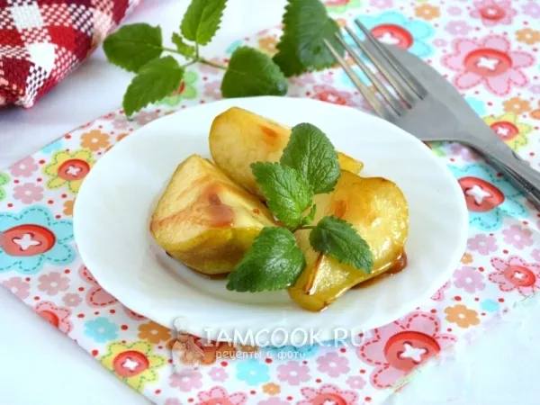 Фото готового блюда: Груши в карамели