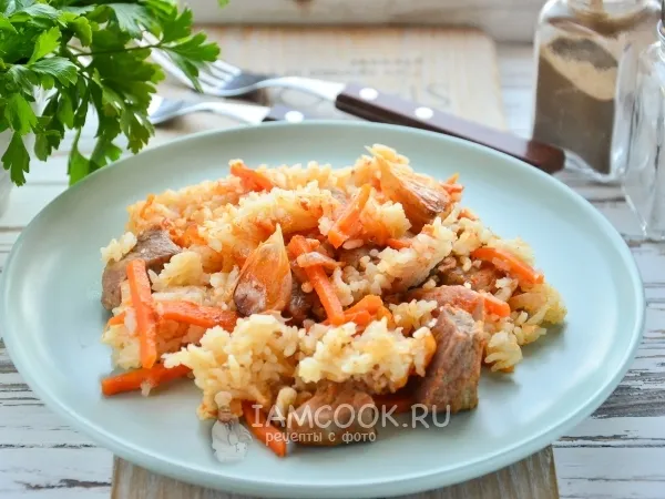 Фото блюда: Плов в пароварке