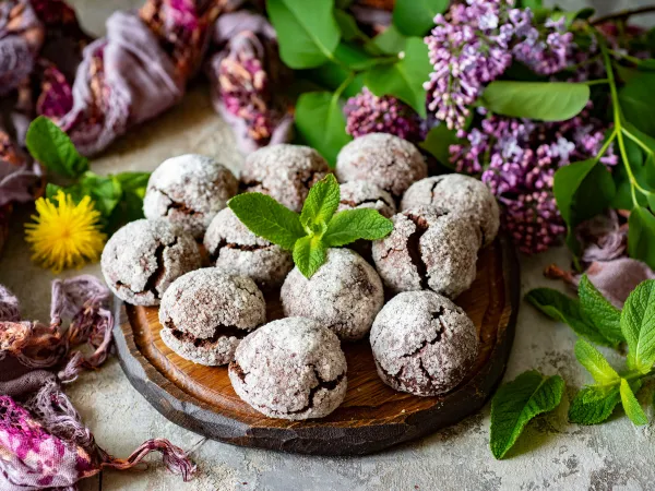 Фото готового блюда: Шоколадно-мятные пряники