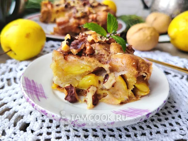 Фото блюда: Мокрый яблочный пирог