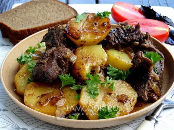 Фото блюда: Дикая утка в казане на костре