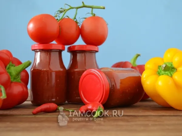 Фото блюда: Кетчуп с крахмалом на зиму