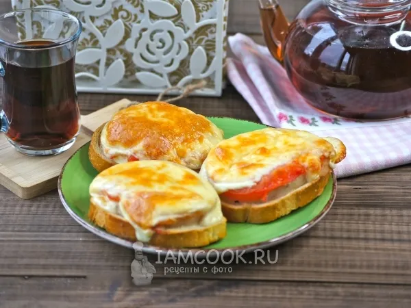 Фото блюда: Горячие бутерброды с рыбой