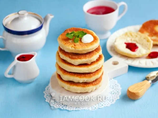 Фото блюда: Хлебные лепешки на сковороде