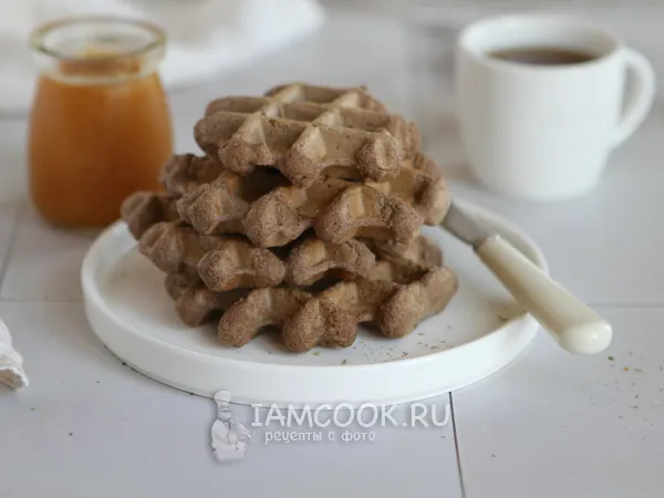 Фото готового блюда: Венские кето вафли