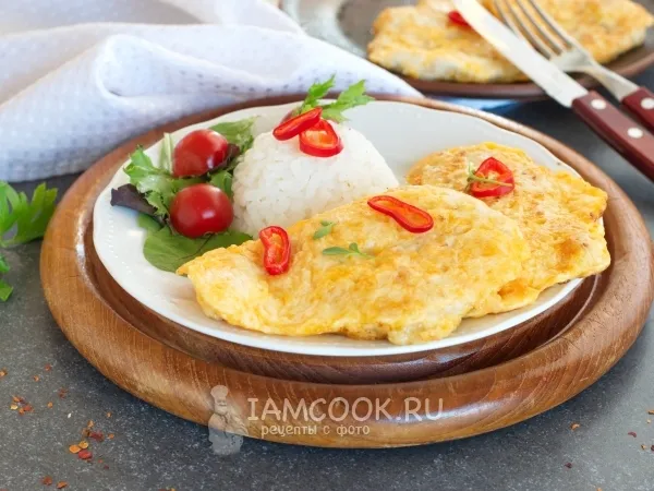 Фото готового блюда: Отбивные из индейки в кляре