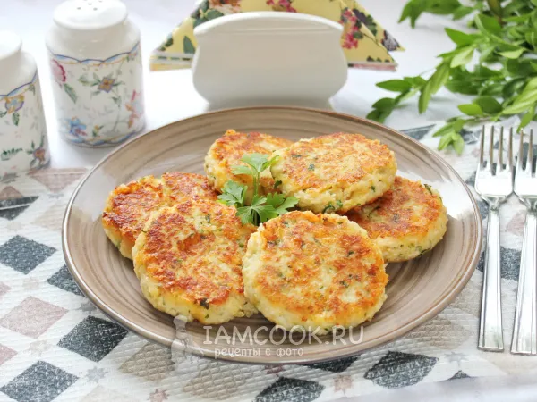 Фото блюда: Биточки из индейки на сковороде