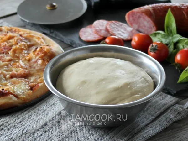 Фото блюда: Тесто для пиццы на пиве