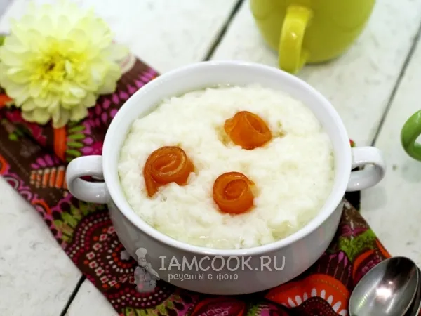 Фото блюда: Рисовая каша на молоке в мультиварке