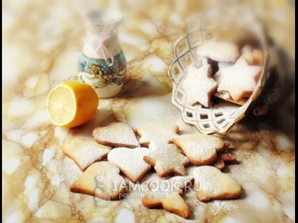 Фото готового блюда: Печенье с лимонной цедрой