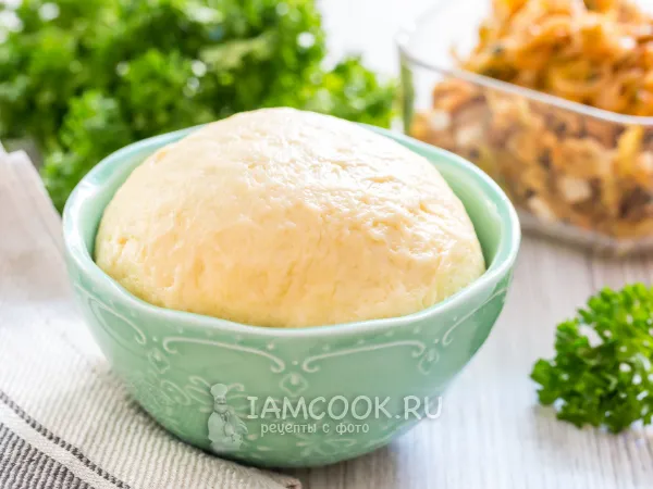 Фото готового блюда: Песочно-дрожжевое тесто для пирога