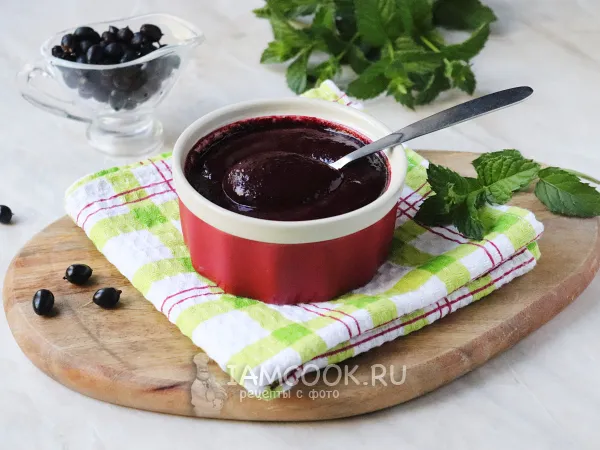 Фото готового блюда: Курд из черной смородины