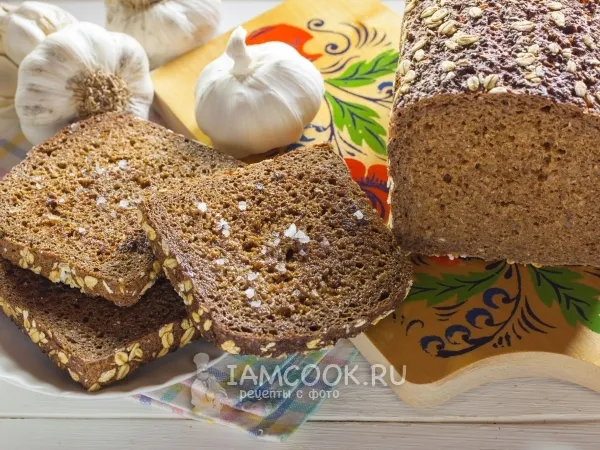 Фото блюда: Гренки с чесноком на сковороде