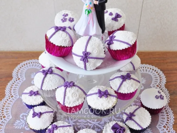 Фото блюда: Капкейки свадебные