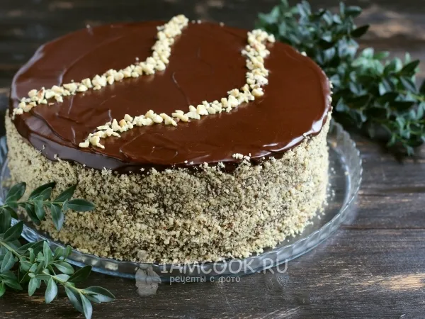 Фото блюда: Торт «Министерский» с маком и орехами