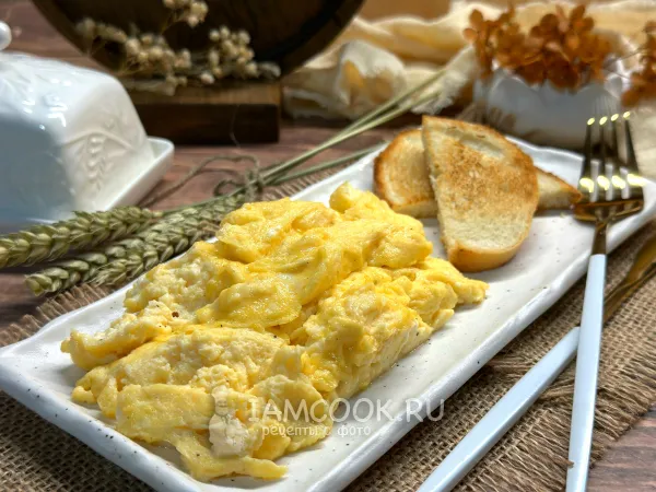 Фото блюда: Скрэмбл с сыром