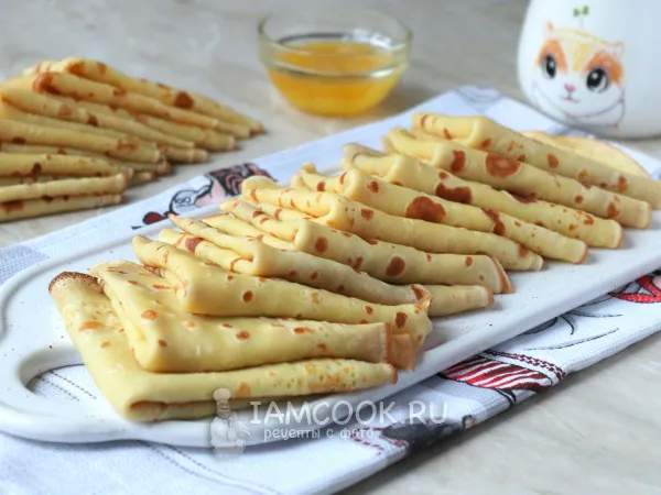 Фото готового блюда: Заварные блины на сыворотке