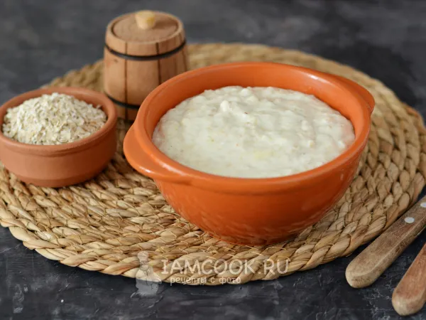 Фото блюда: Овсяная каша с яйцом