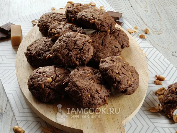 Фото готового блюда: Печенье «Сникерс»