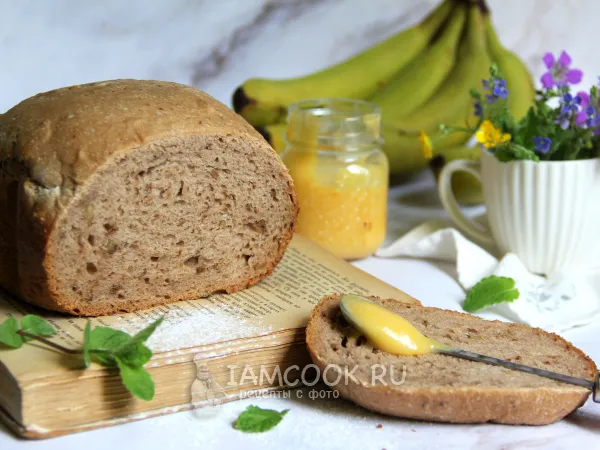 Фото готового блюда: Банановый хлеб в хлебопечке