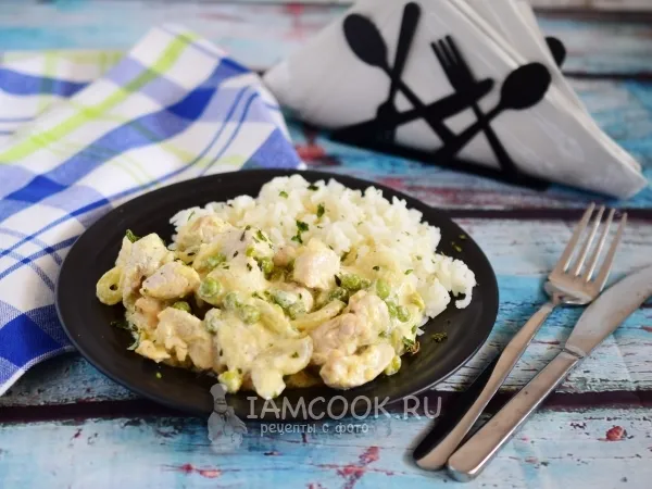 Фото блюда: Фрикасе из индейки с овощами