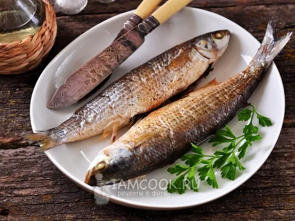 Фото блюда: Кефаль, запеченная в духовке в фольге