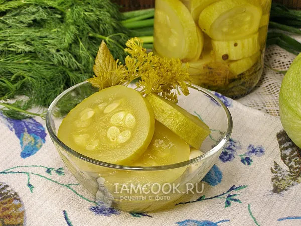 Фото блюда: Маринованные кабачки по-болгарски