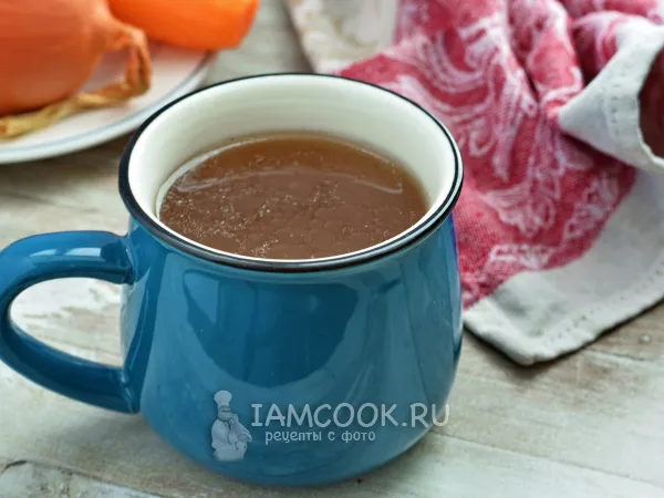 Фото готового блюда: Коричневый бульон