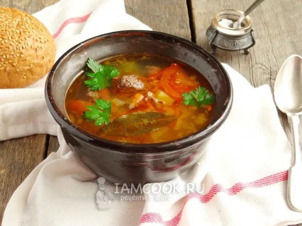 Фото блюда: Суп из лосятины