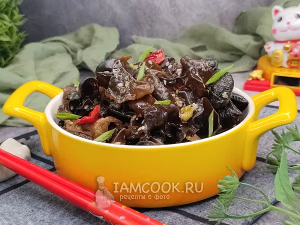 Фото блюда: Жареные древесные грибы