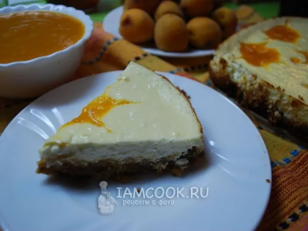 Фото блюда: Чизкейк с абрикосами