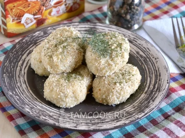 Фото блюда: Котлеты рыбные на пару