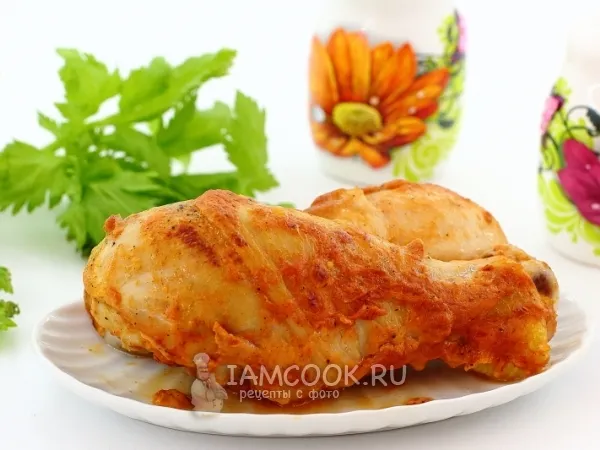 Фото блюда: Куриные ножки в фольге в духовке