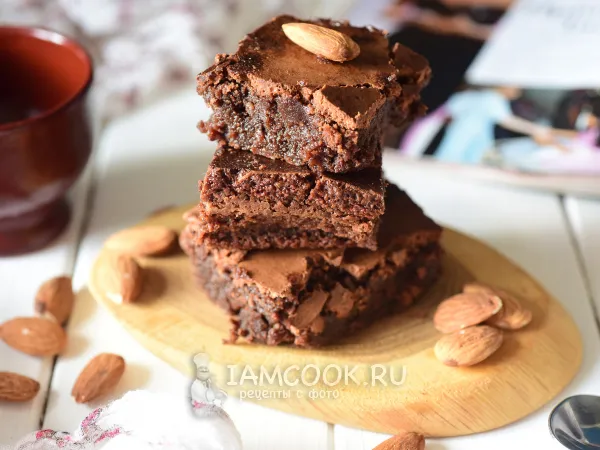 Фото блюда: Брауни с миндальной мукой